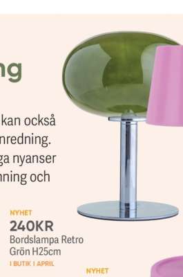 Bordslampa Retro