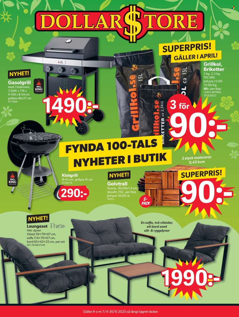 DollarStore reklamblad - 7/4 2025 - 30/6 2025.