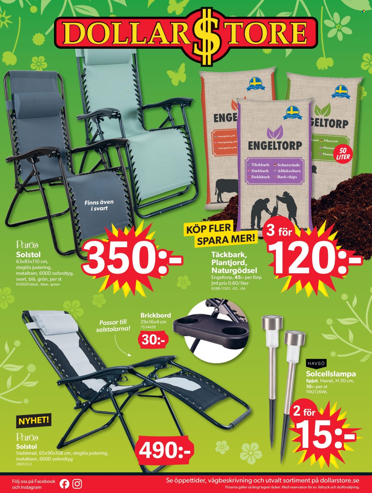 DollarStore reklamblad - 7/4 2025 - 30/6 2025. Sida 1