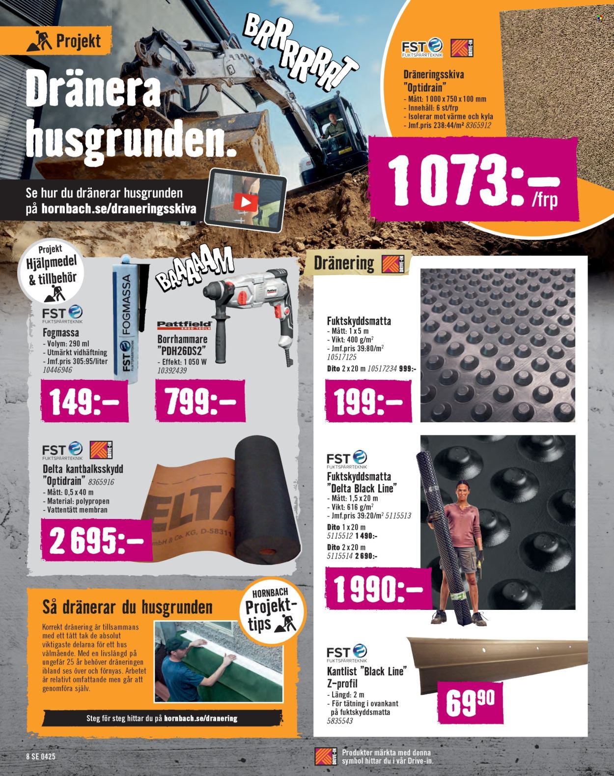Hornbach reklamblad - 13/4 2025 - 11/5 2025. Sida 1