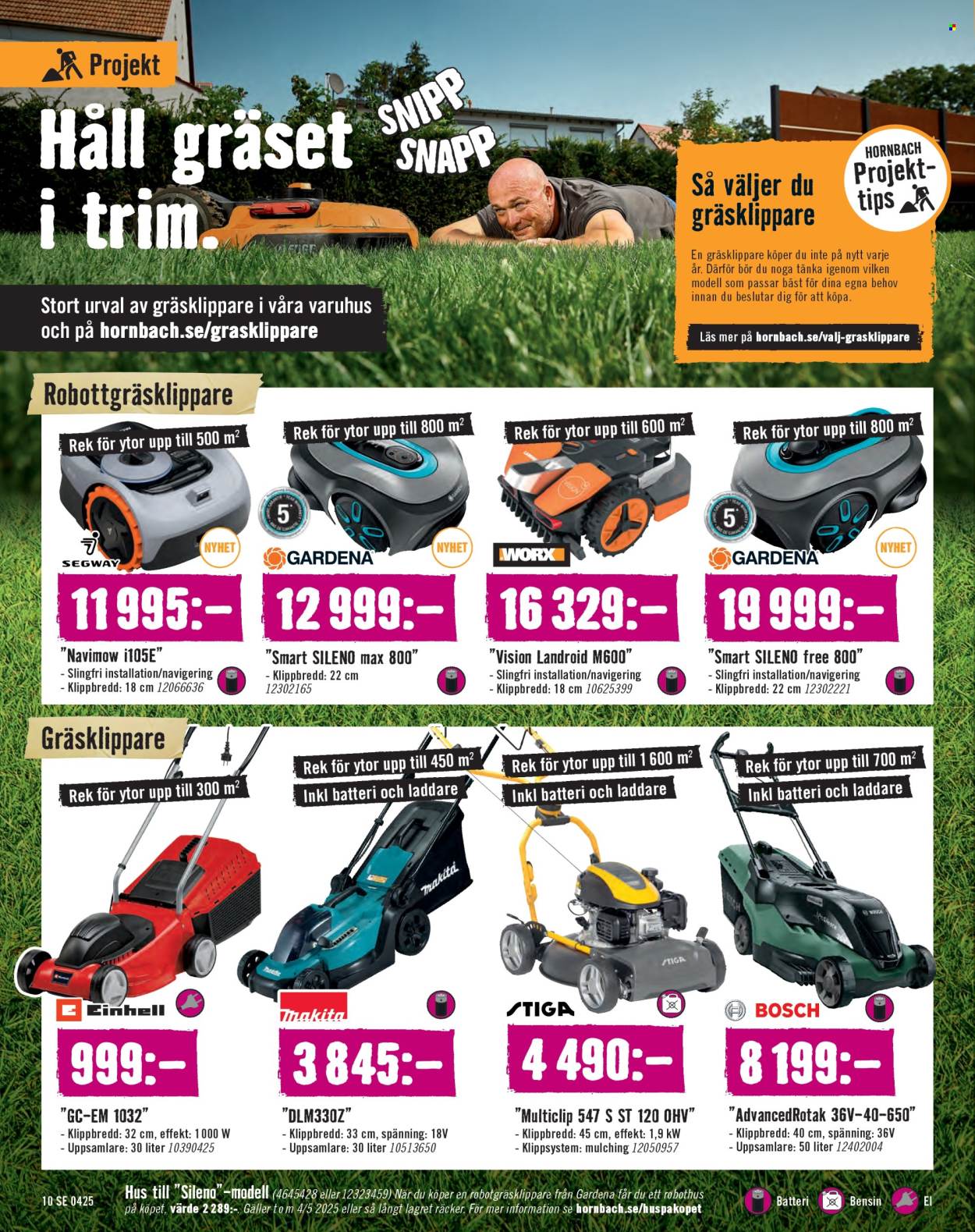 Hornbach reklamblad - 13/4 2025 - 11/5 2025. Sida 1