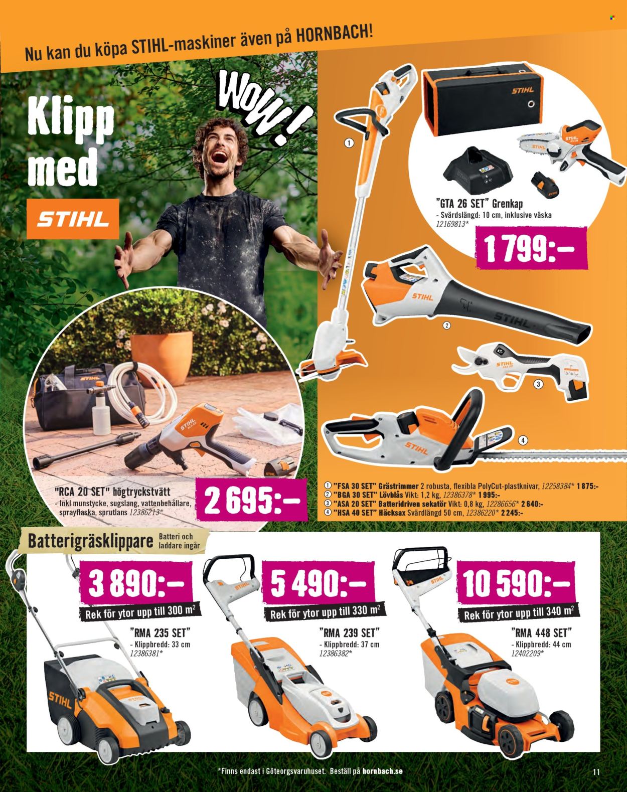 Hornbach reklamblad - 13/4 2025 - 11/5 2025. Sida 1