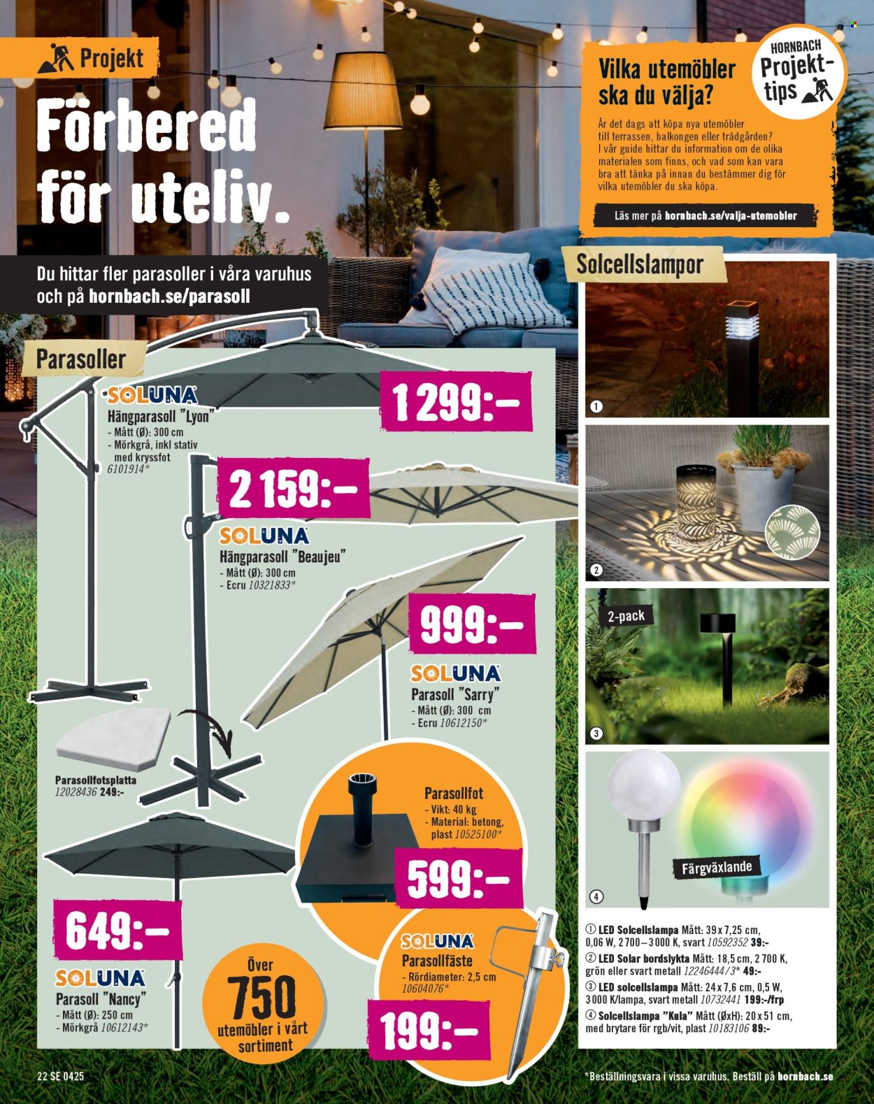 Hornbach reklamblad - 13/4 2025 - 11/5 2025. Sida 1