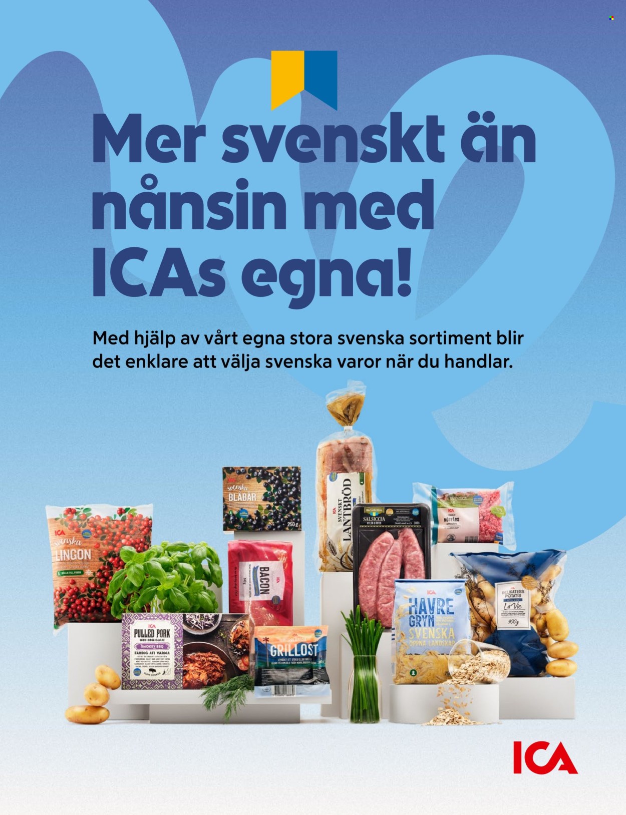 ICA reklamblad. Sida 1