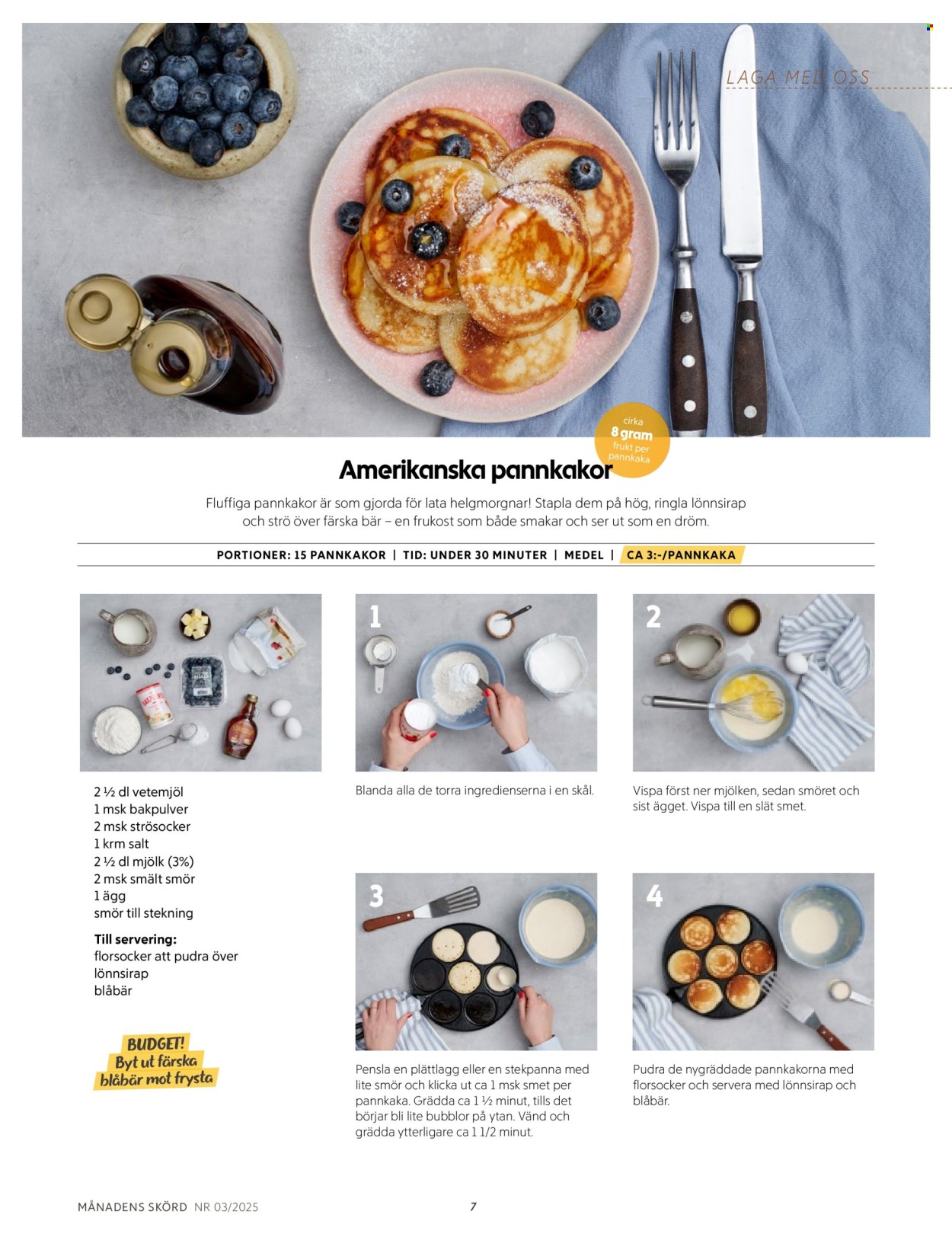 ICA reklamblad. Sida 1