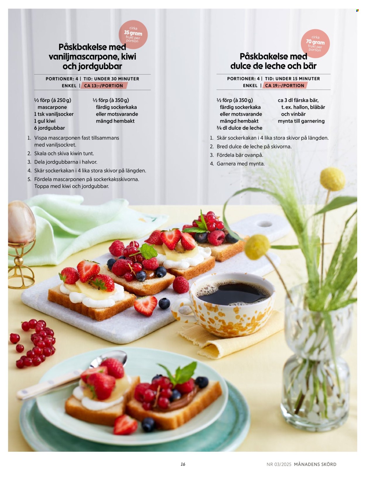 ICA reklamblad. Sida 1