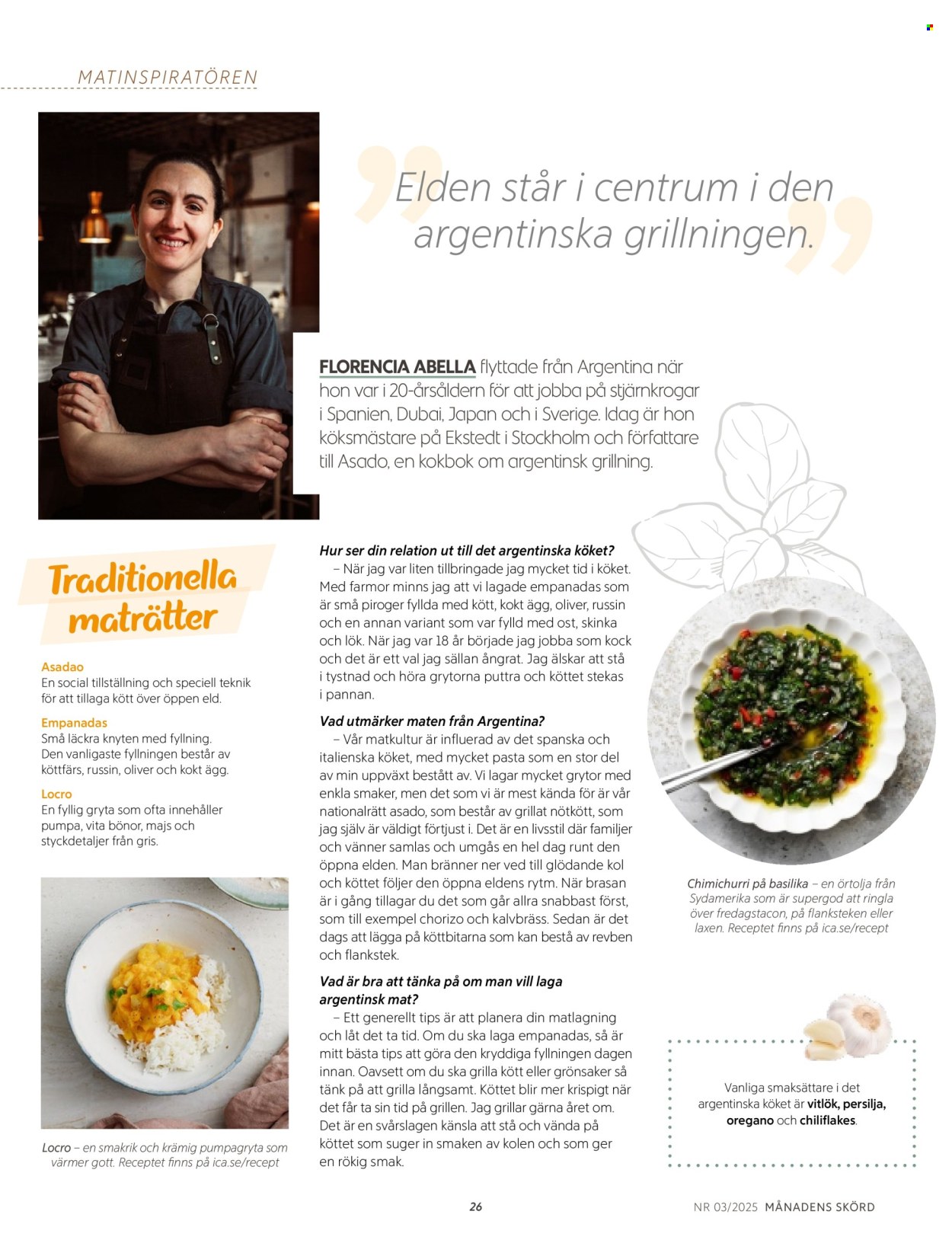 ICA reklamblad. Sida 1