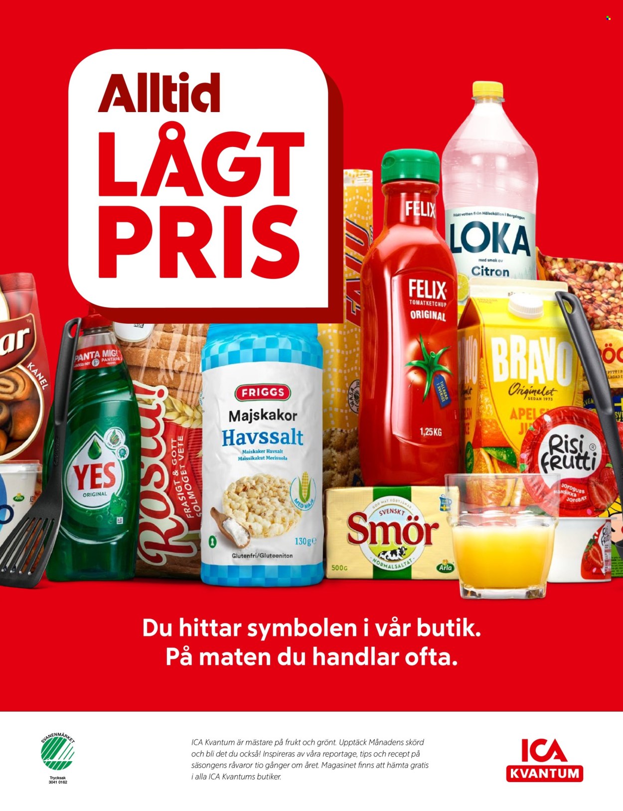 ICA reklamblad. Sida 1