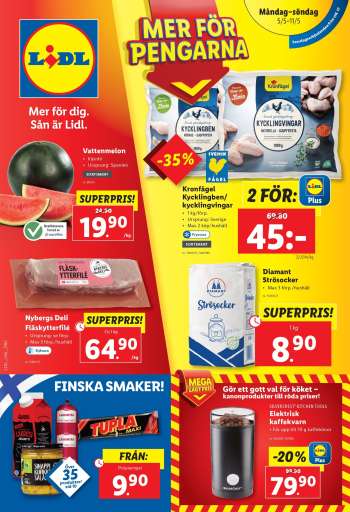 thumbnail - Lidl reklamblad - ERBJUDANDEN VECKA 19