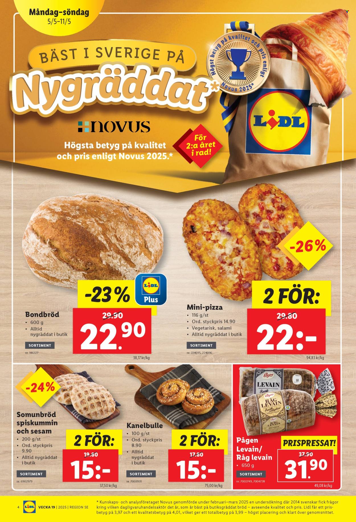 Lidl reklamblad - 5/5 2025 - 11/5 2025. Sida 1