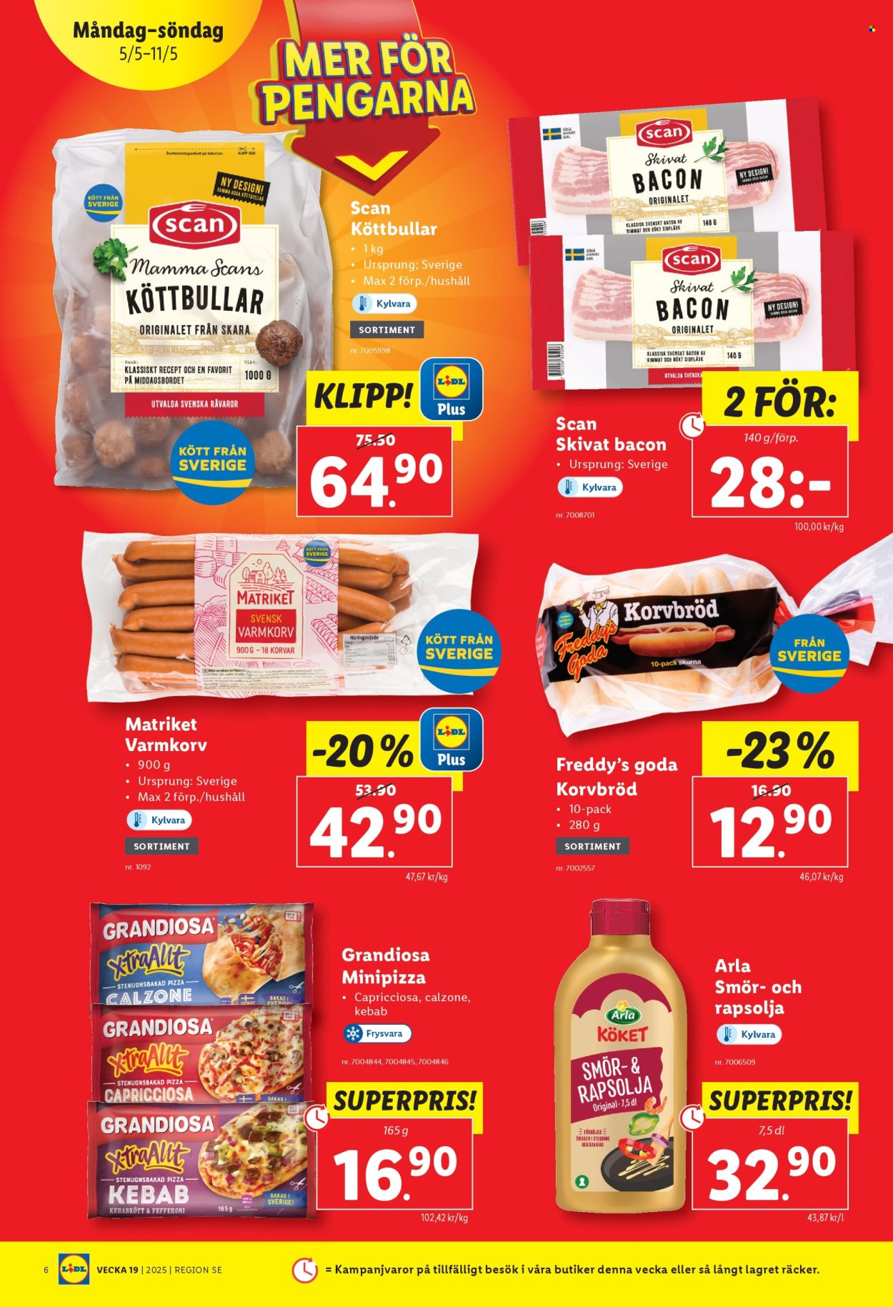 Lidl reklamblad - 5/5 2025 - 11/5 2025. Sida 1