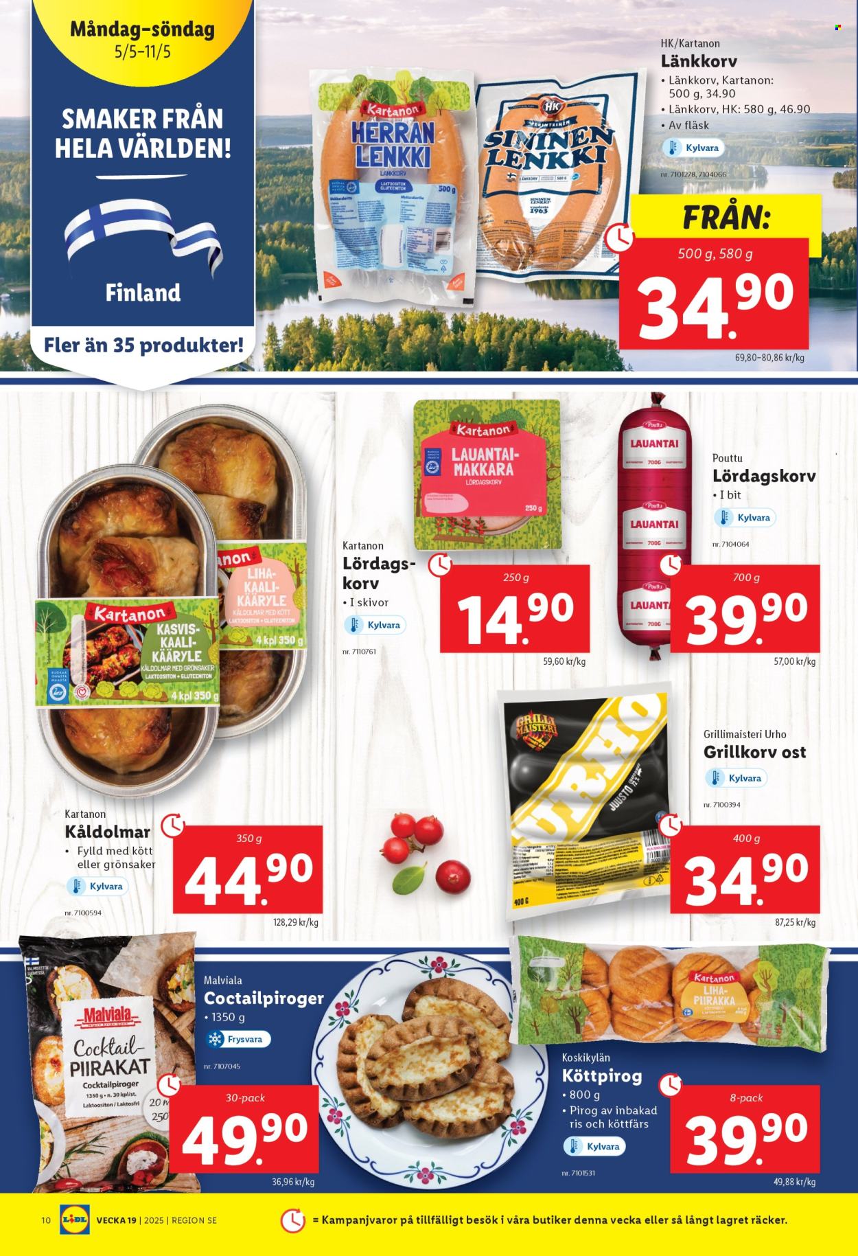 Lidl reklamblad - 5/5 2025 - 11/5 2025. Sida 1
