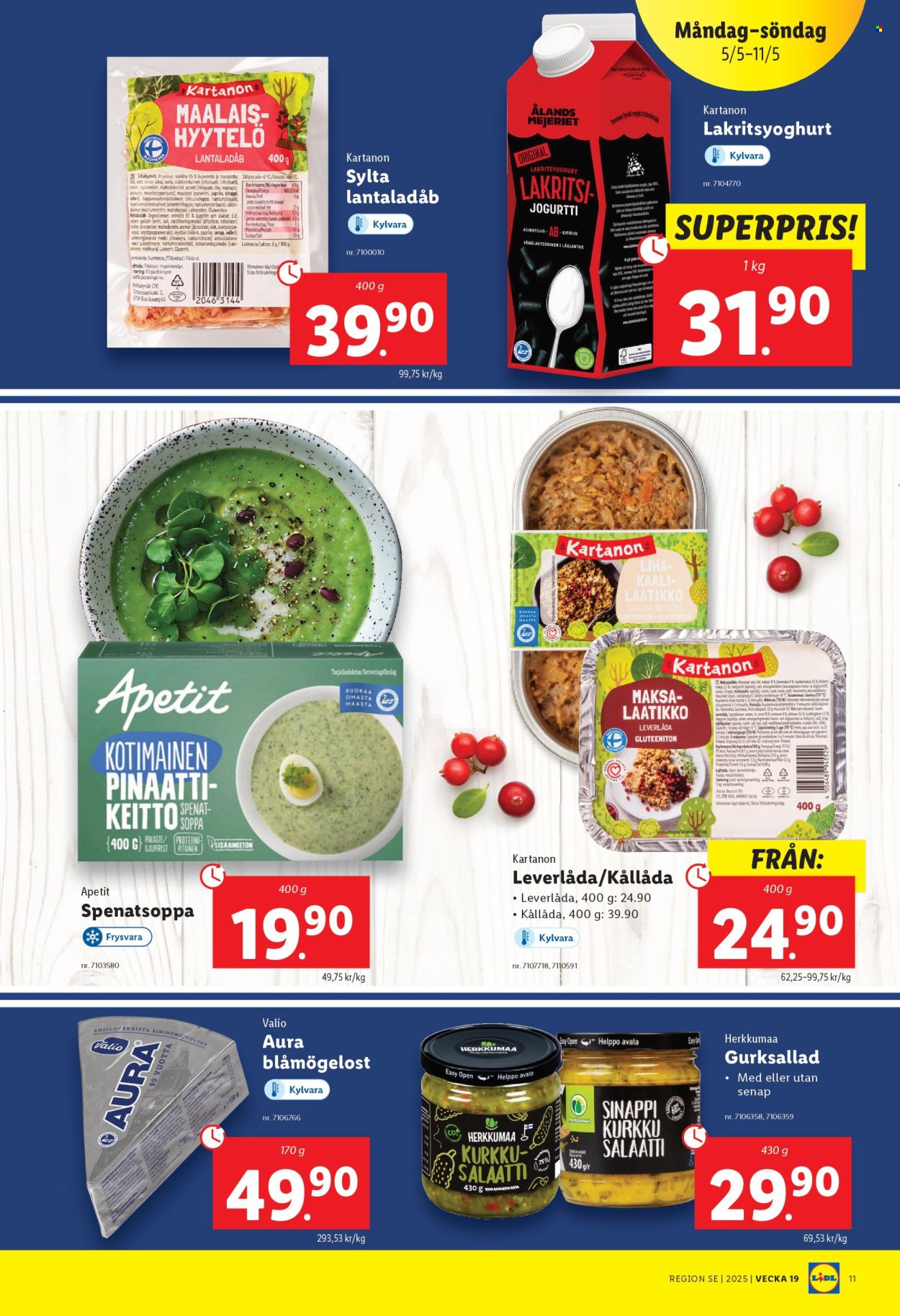 Lidl reklamblad - 5/5 2025 - 11/5 2025. Sida 1