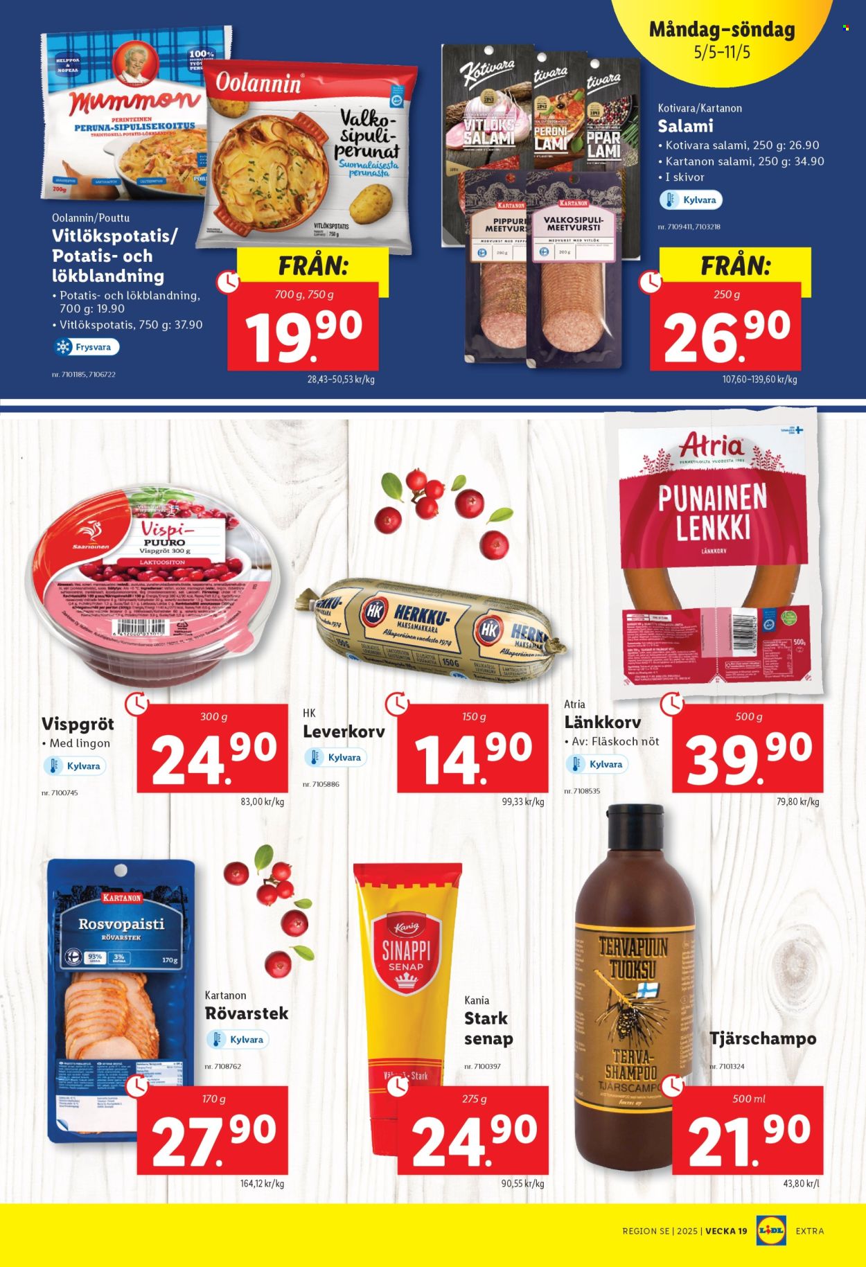 Lidl reklamblad - 5/5 2025 - 11/5 2025. Sida 1