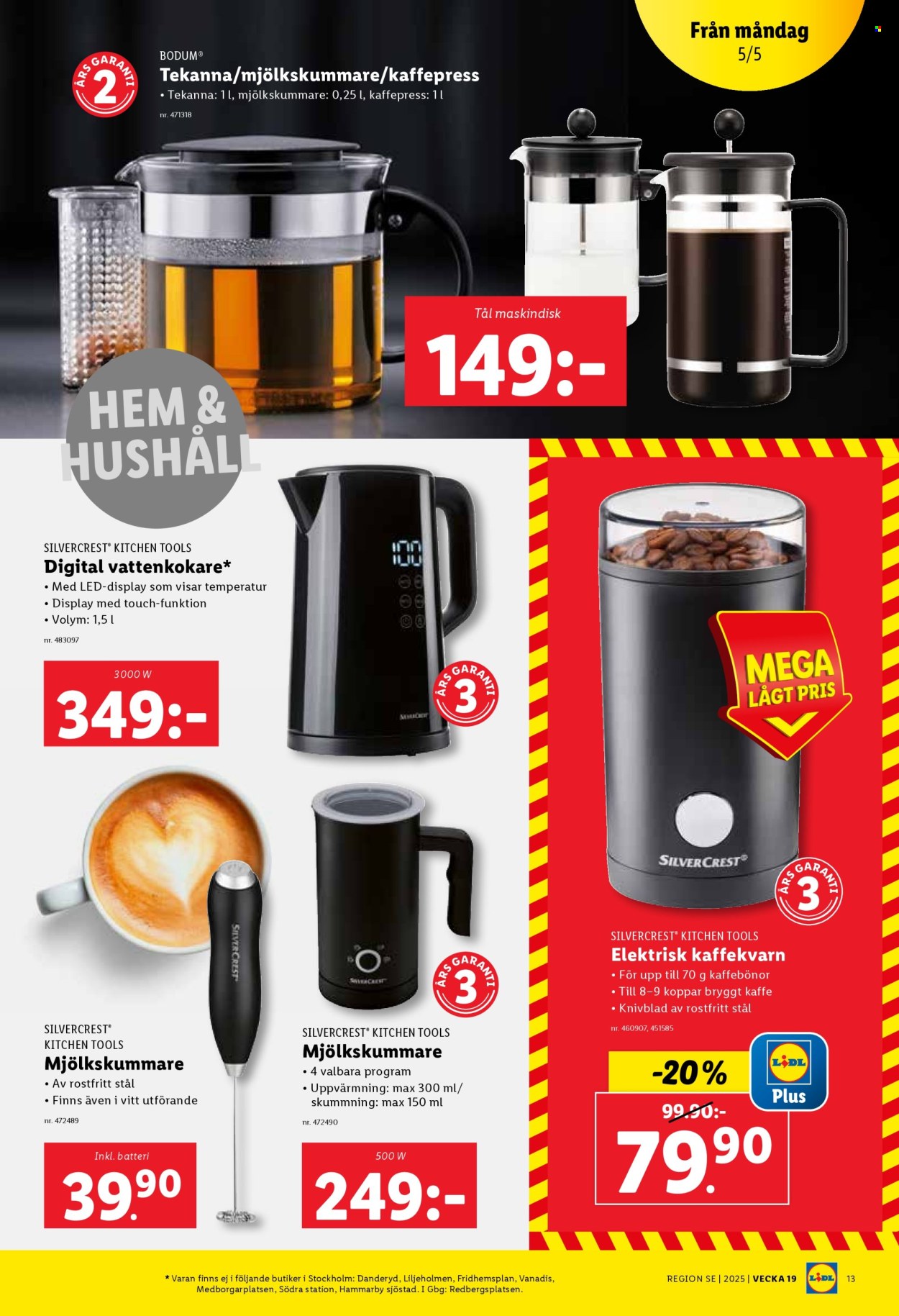 Lidl reklamblad - 5/5 2025 - 11/5 2025. Sida 1