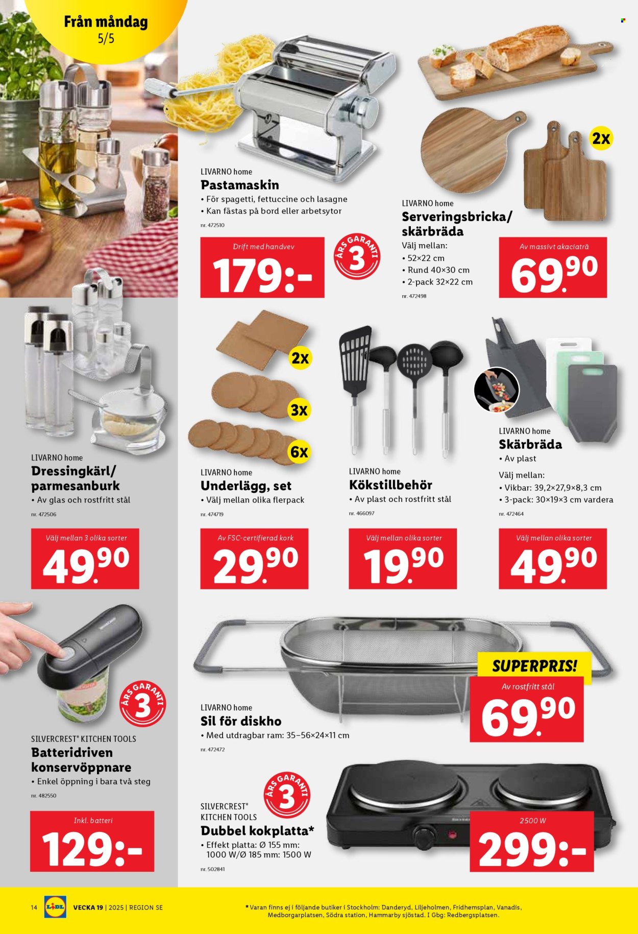 Lidl reklamblad - 5/5 2025 - 11/5 2025. Sida 1