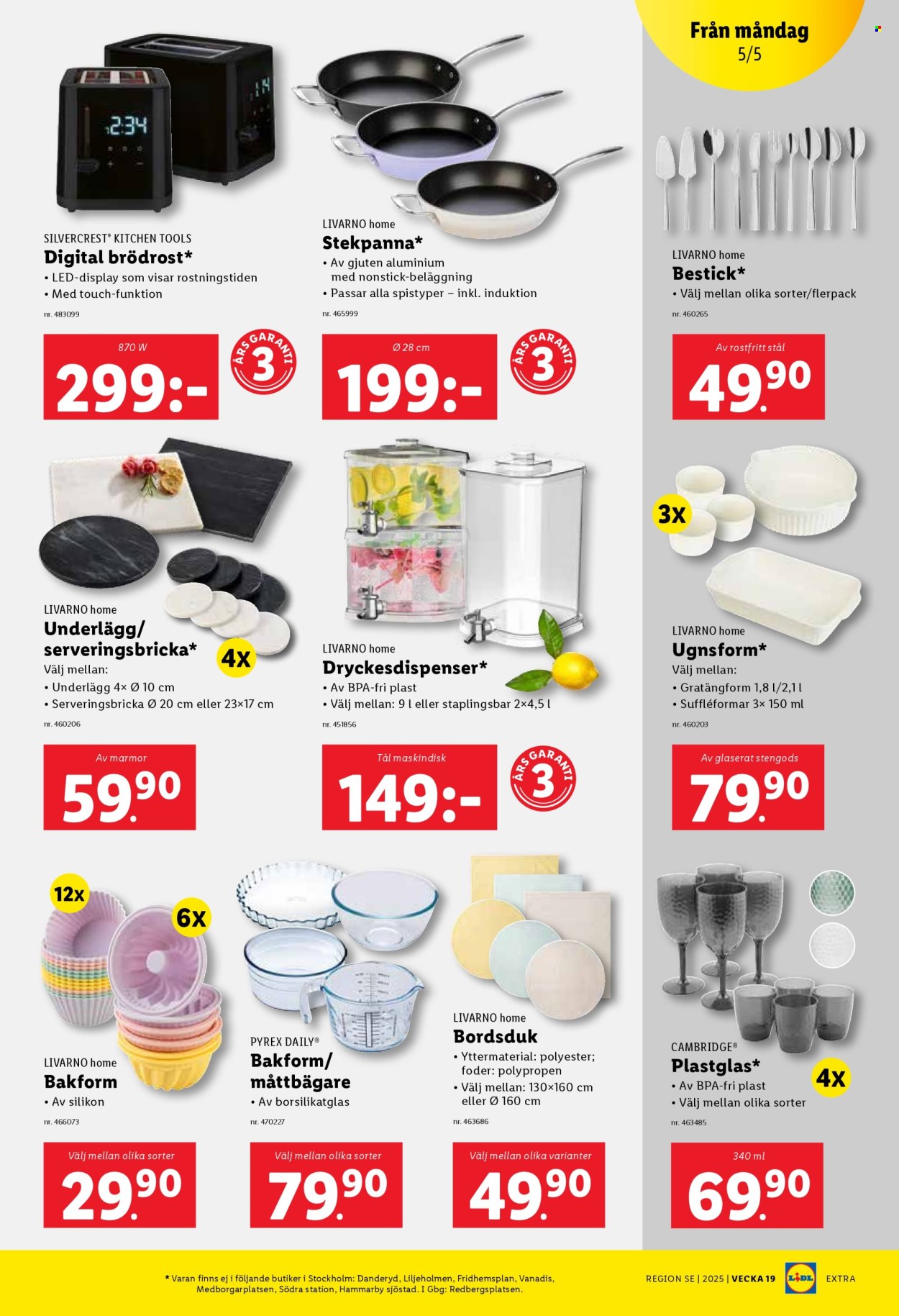Lidl reklamblad - 5/5 2025 - 11/5 2025. Sida 1
