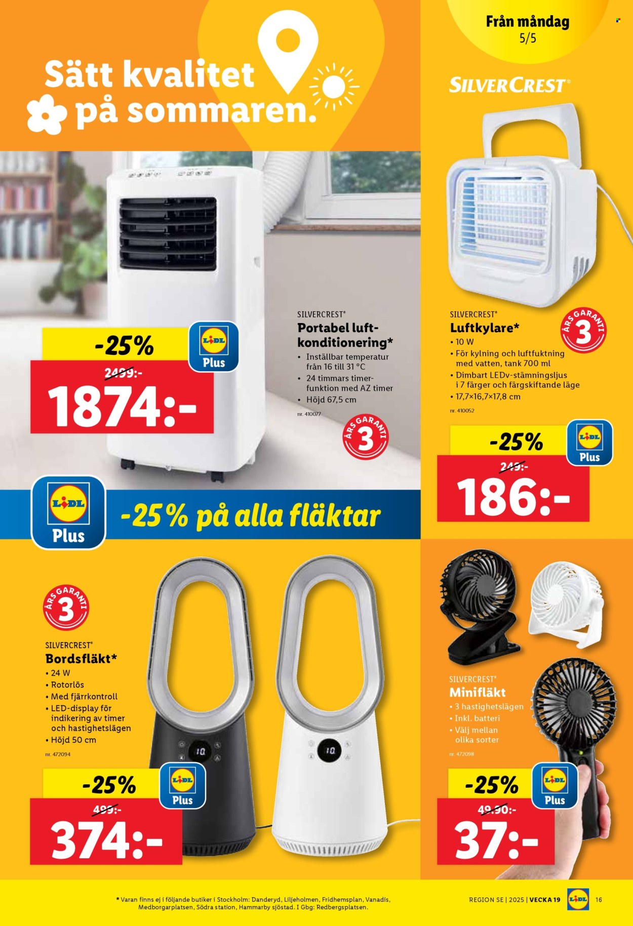 Lidl reklamblad - 5/5 2025 - 11/5 2025. Sida 1