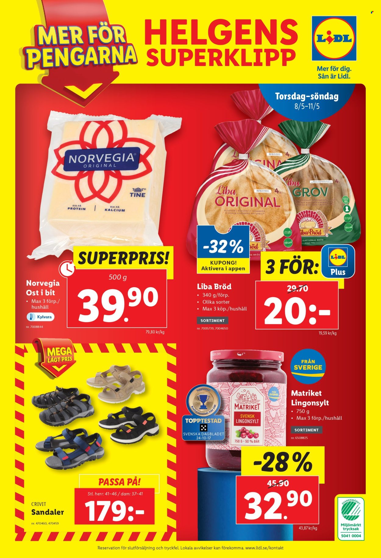 Lidl reklamblad - 5/5 2025 - 11/5 2025. Sida 1