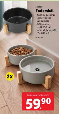 zoofari Foderskål
