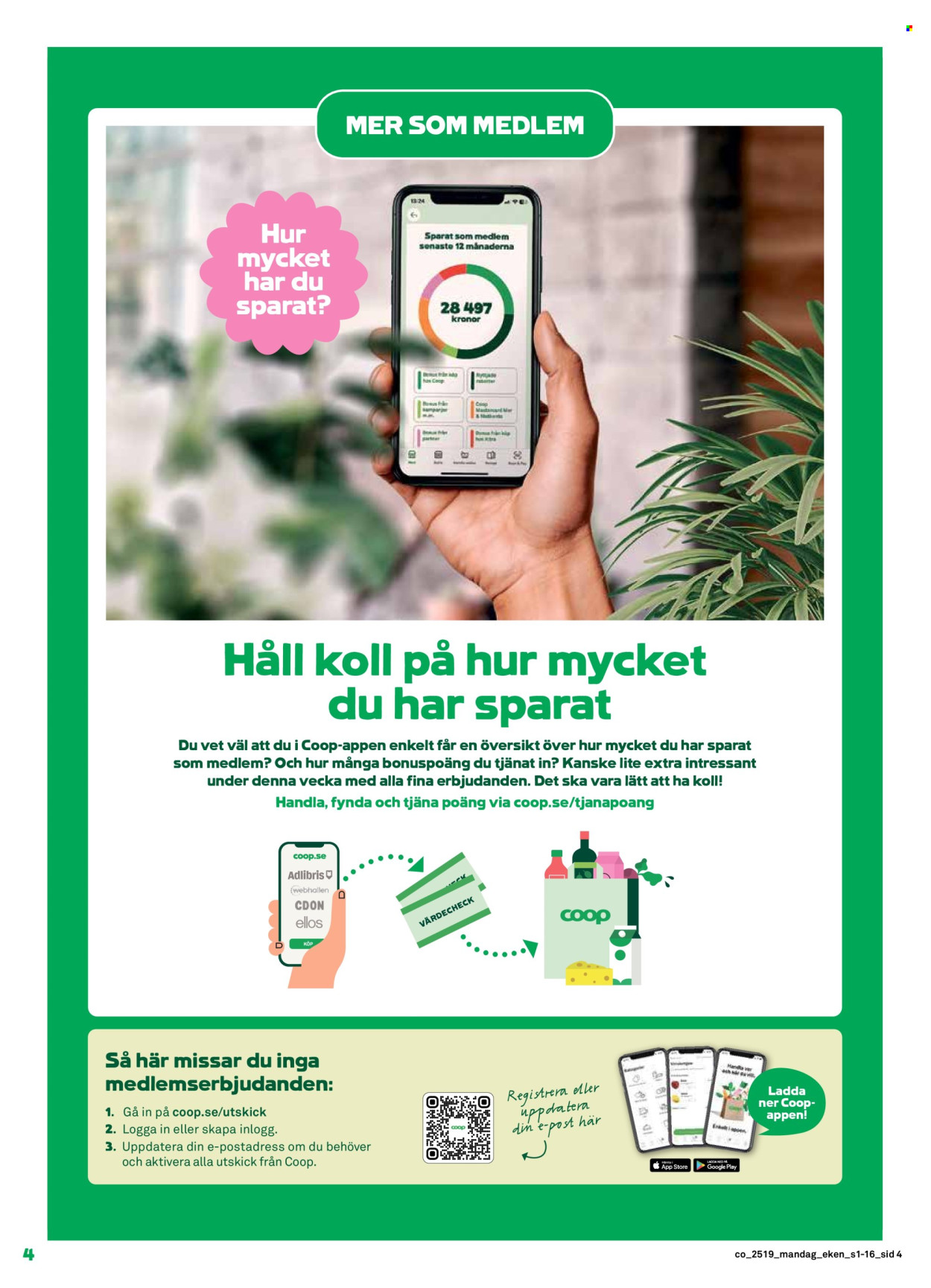 Coop reklamblad - 5/5 2025 - 11/5 2025. Sida 1