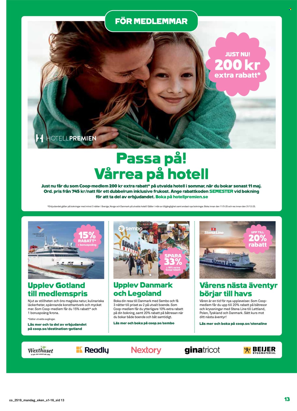 Coop reklamblad - 5/5 2025 - 11/5 2025. Sida 1