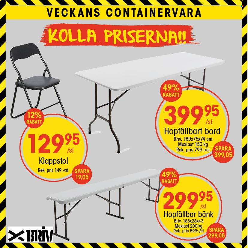 EKO reklamblad. Sida 1