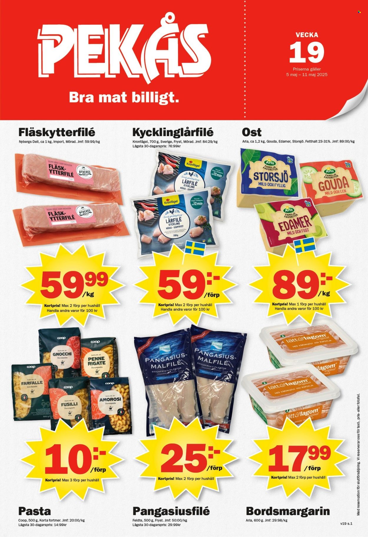 Pekås reklamblad - 5/5 2025 - 11/5 2025. Sida 1