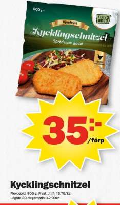 Kycklingschnitzel