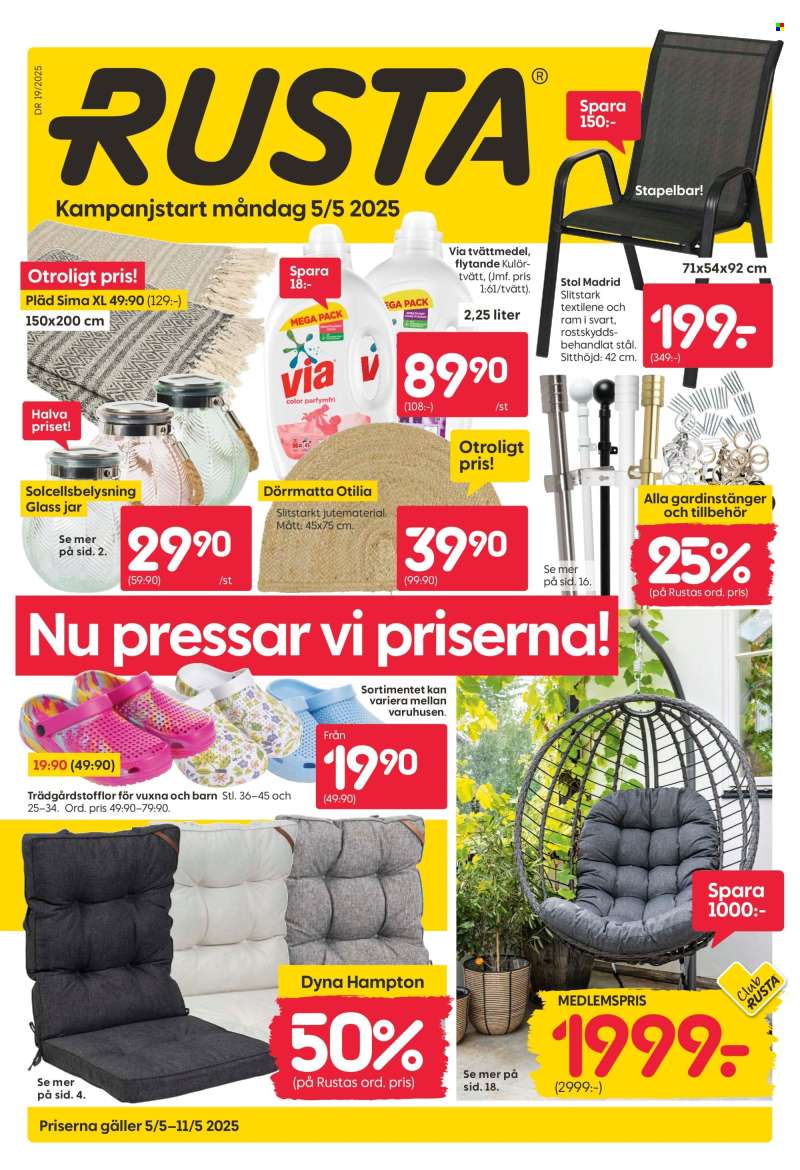 Rusta reklamblad - 5/5 2025 - 11/5 2025.