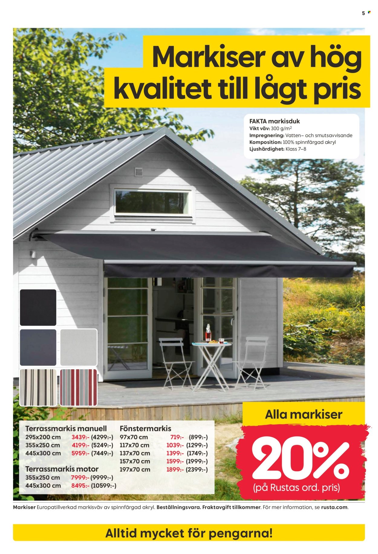 Rusta reklamblad - 5/5 2025 - 11/5 2025. Sida 1