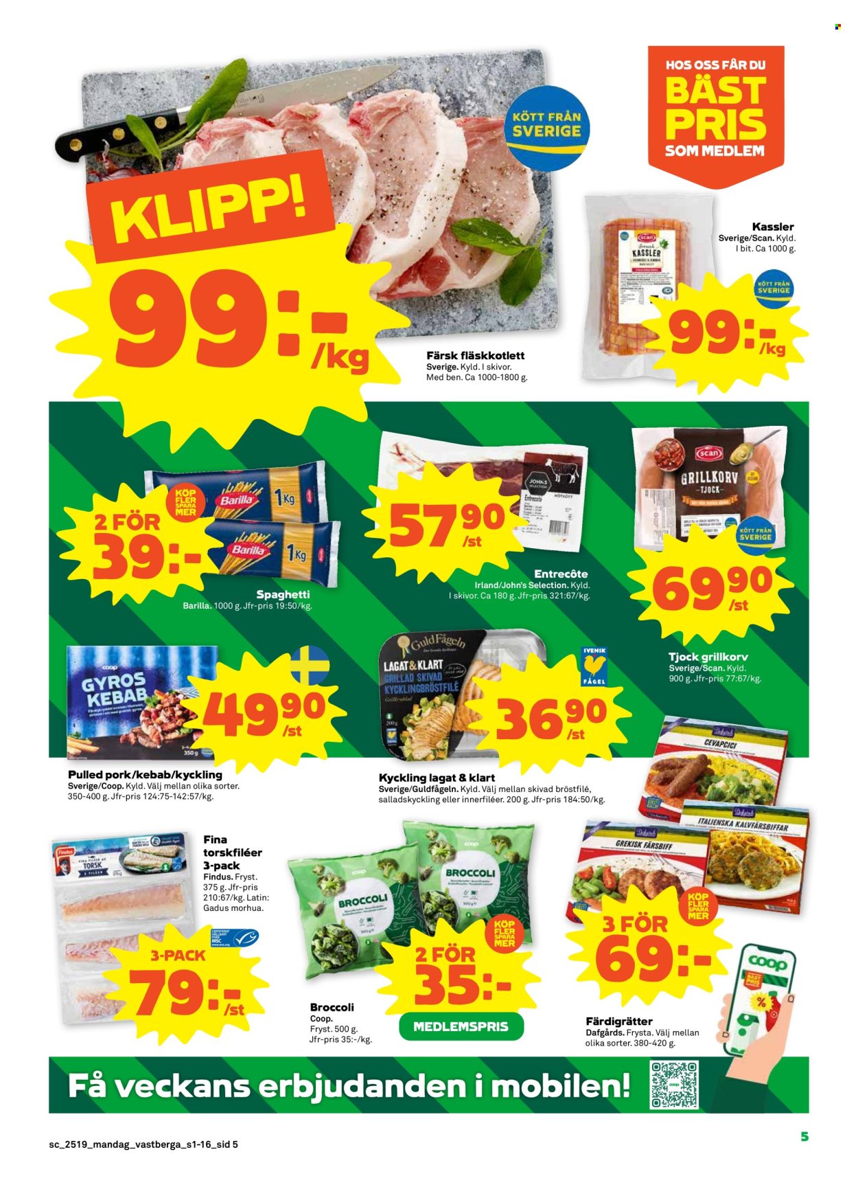 Stora Coop reklamblad - 5/5 2025 - 11/5 2025. Sida 1
