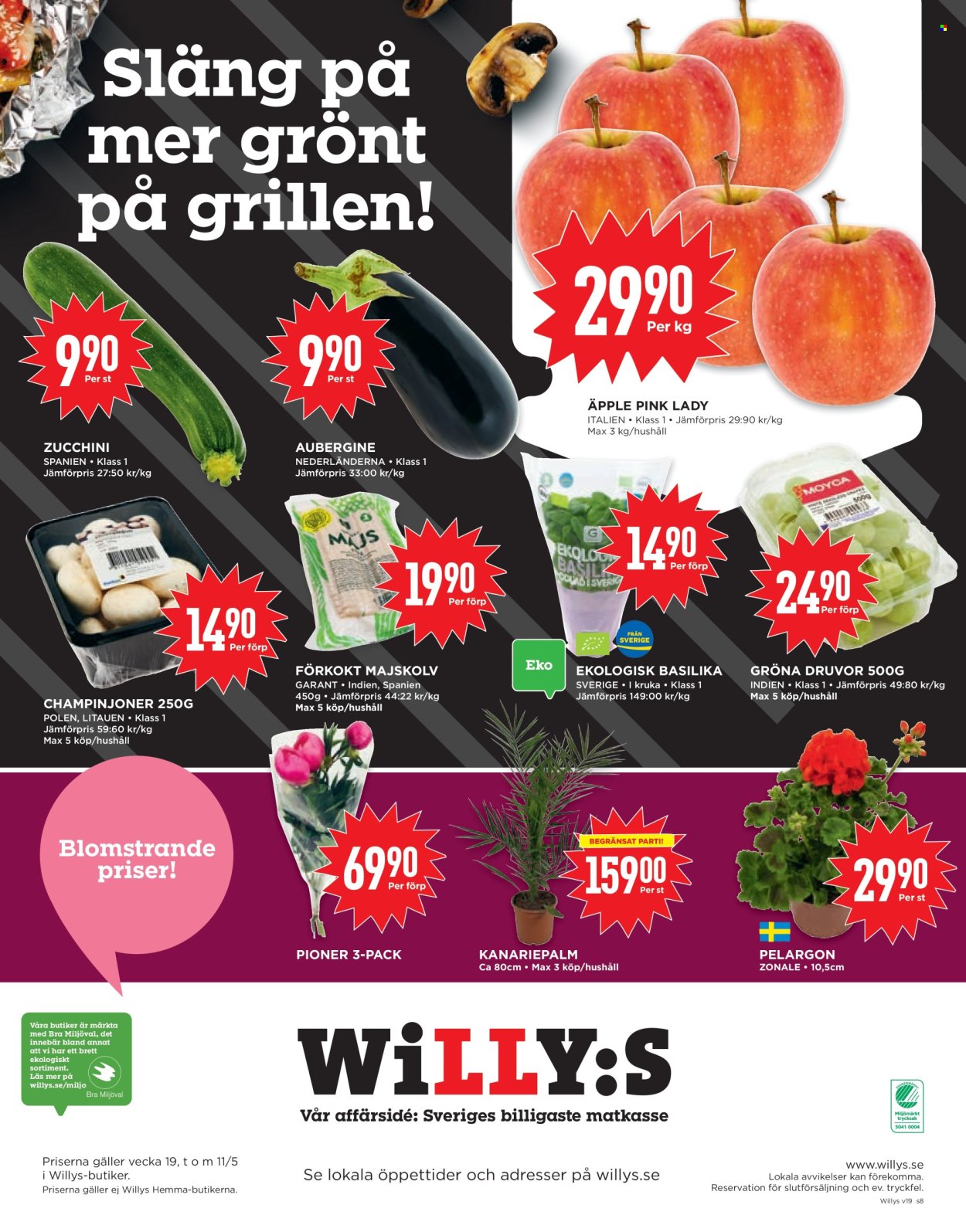 Willys reklamblad - 5/5 2025 - 11/5 2025. Sida 1