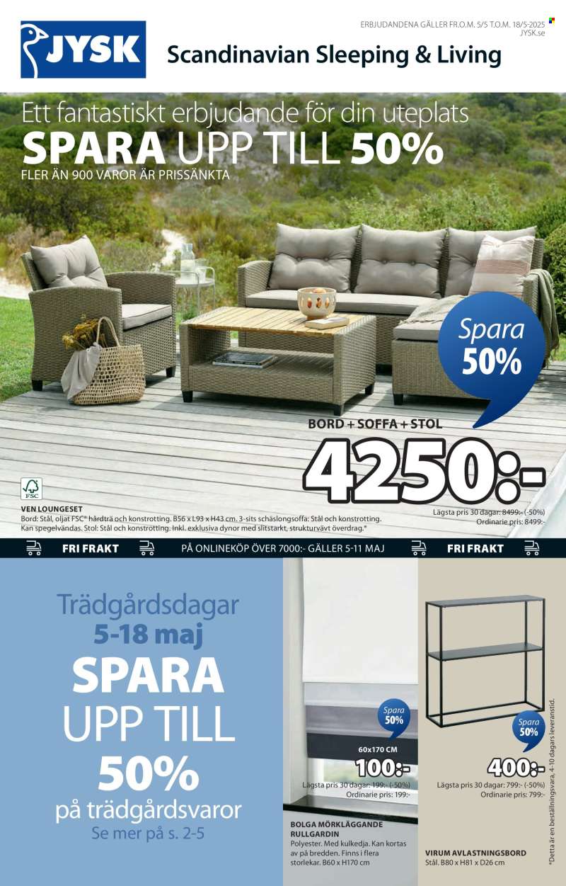 JYSK reklamblad - 5/5 2025 - 18/5 2025.