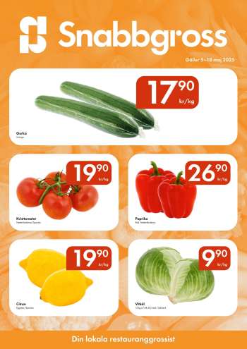 Snabbgross reklamblad - 5/5 2025 - 18/5 2025.