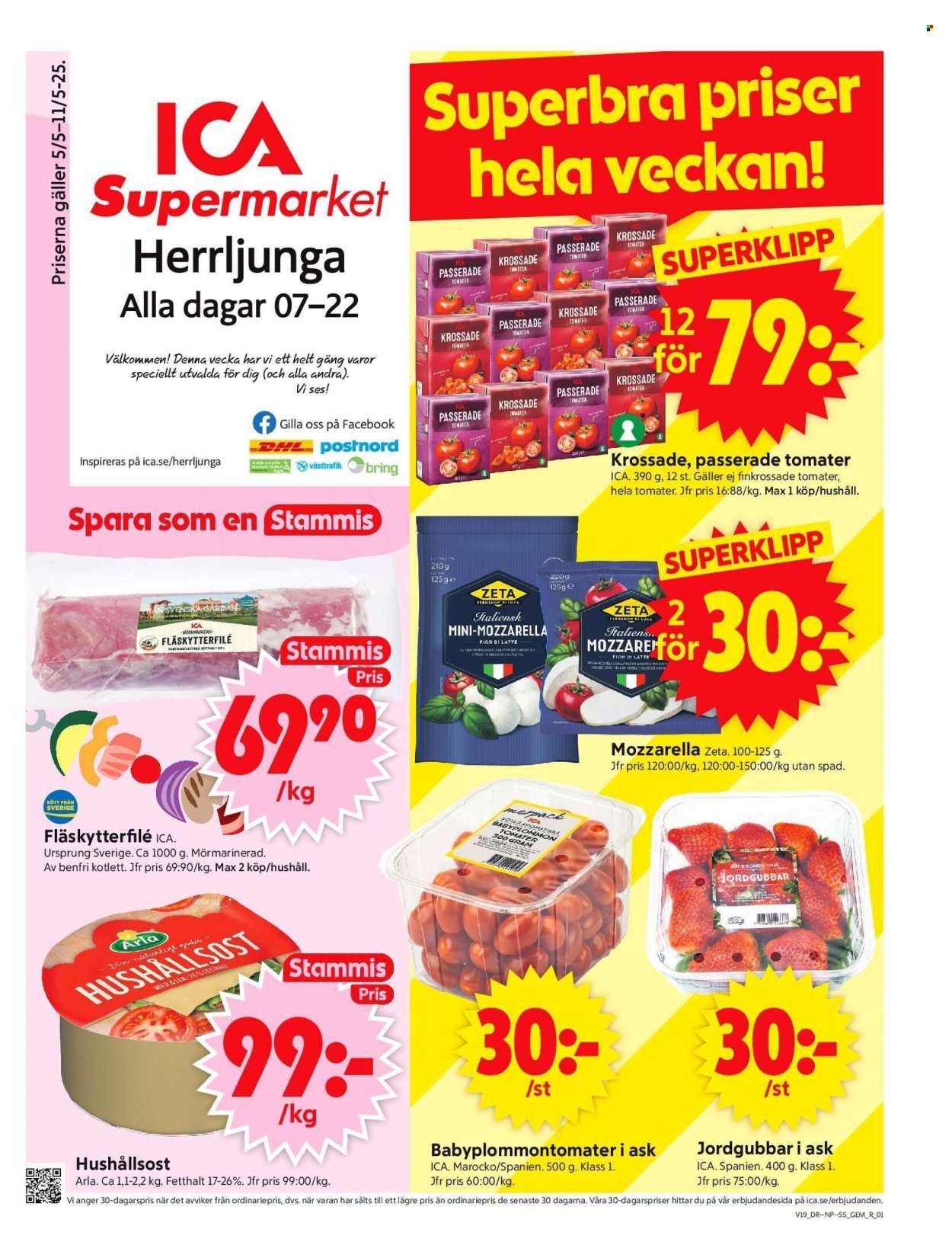 ICA reklamblad - 5/5 2025 - 11/5 2025. Sida 1