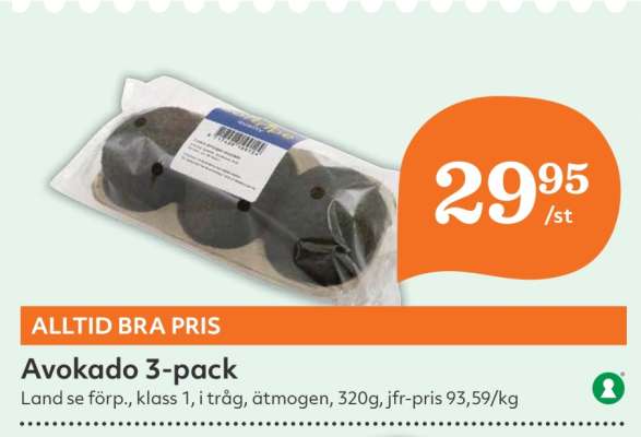 Avokado 3-pack