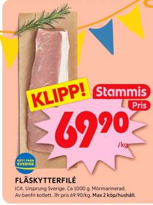 FLÄSKYTTERFILÉ