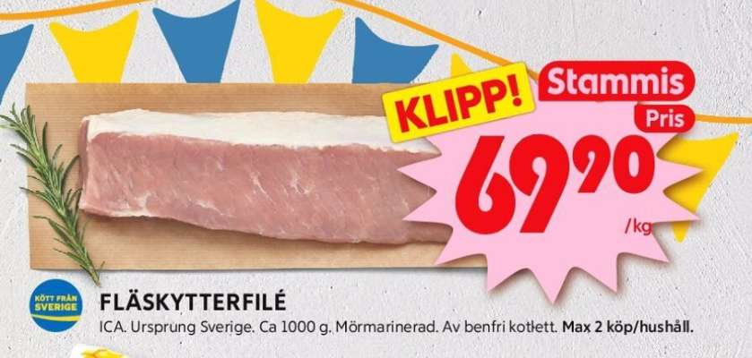 FLÄSKYTTERFILÉ