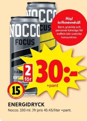 Energidryck Nocco