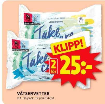 Våtservetter