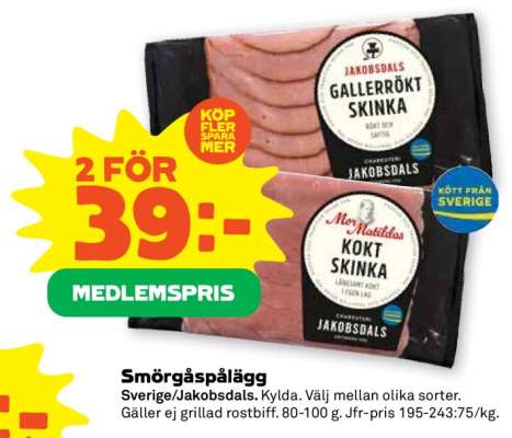 SMÖRGÅSPÅLÄGG
