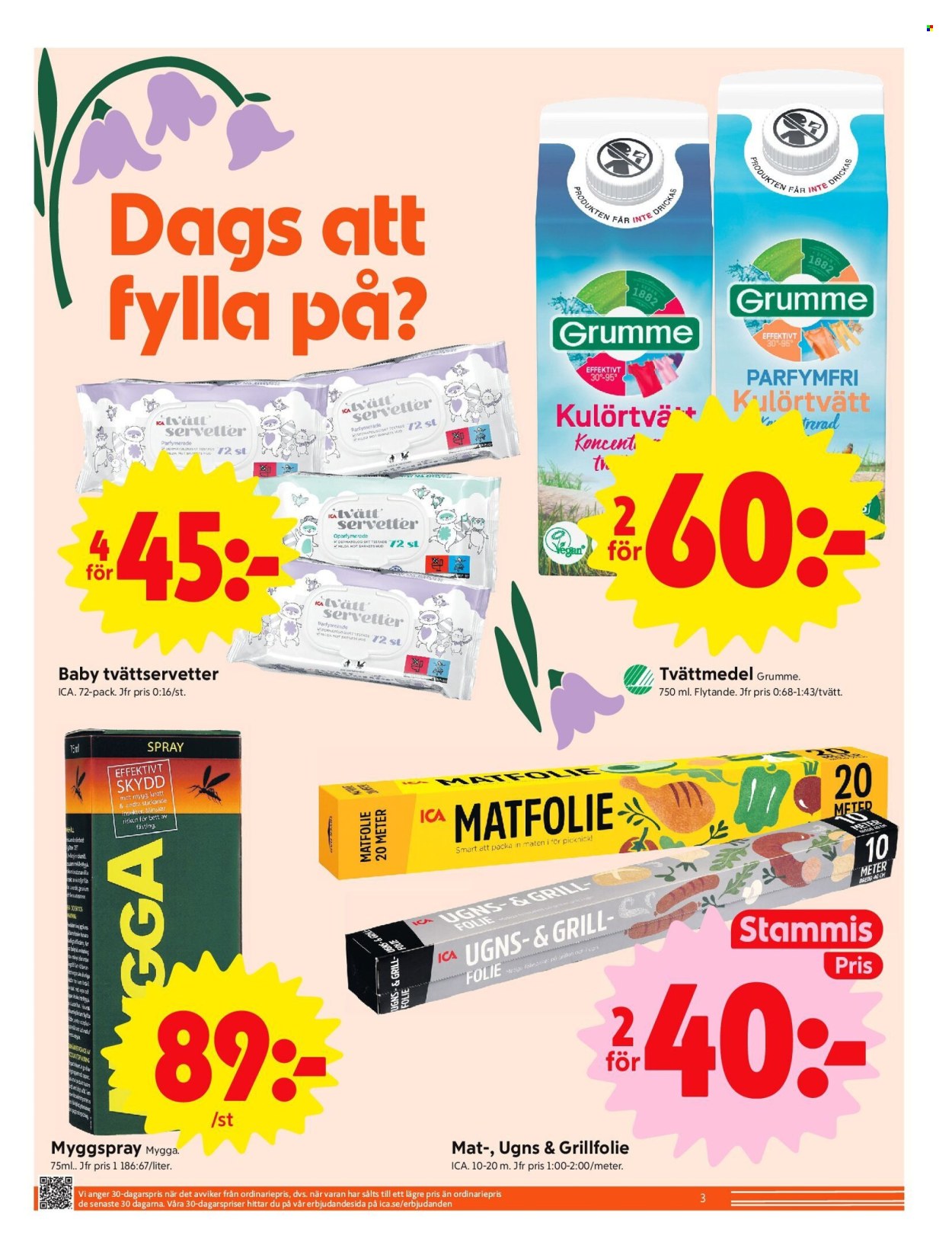 ICA reklamblad - 5/5 2025 - 11/5 2025. Sida 1