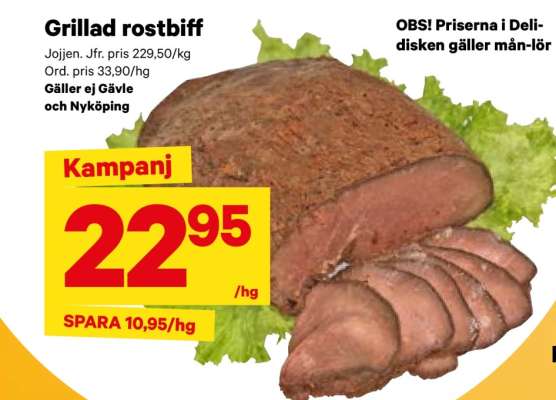 Grillad rostbiff