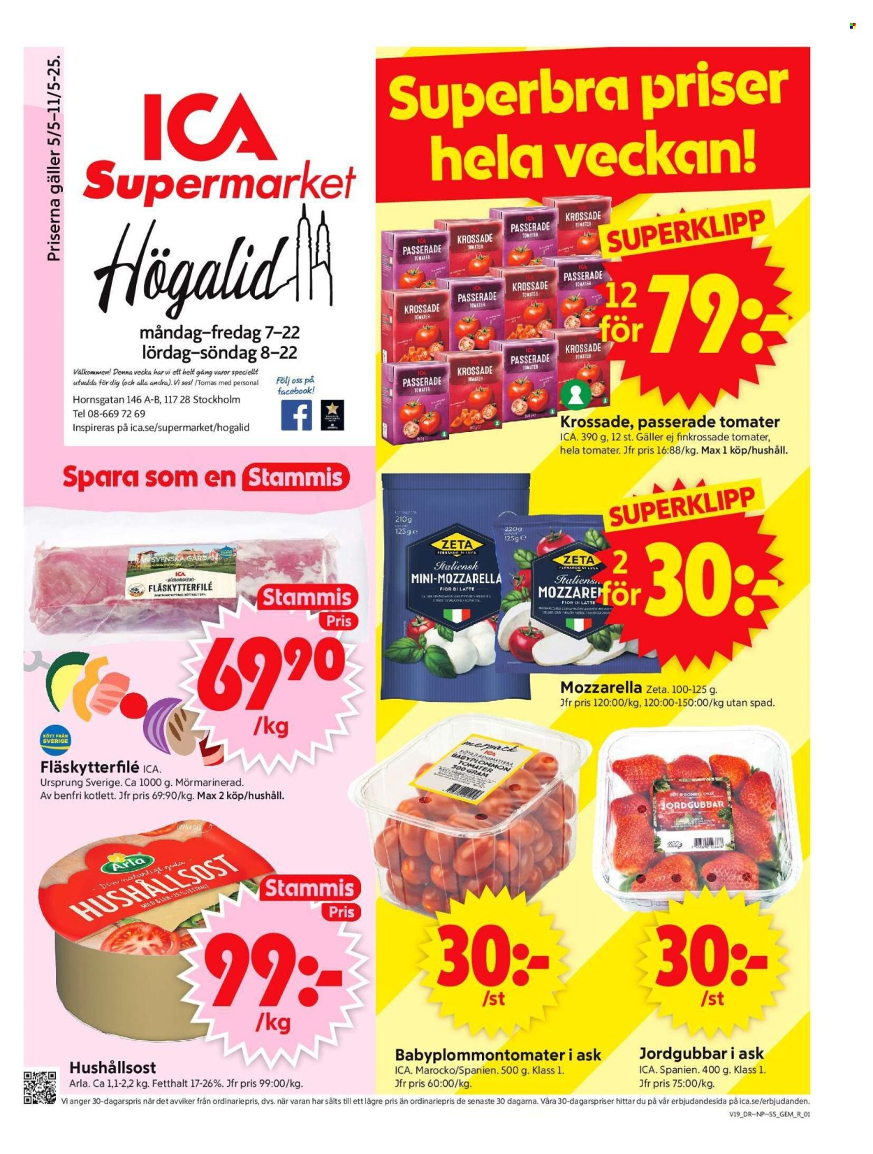 ICA reklamblad - 5/5 2025 - 11/5 2025. Sida 1