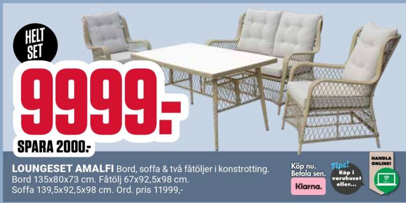 LOUNGESET AMALFI