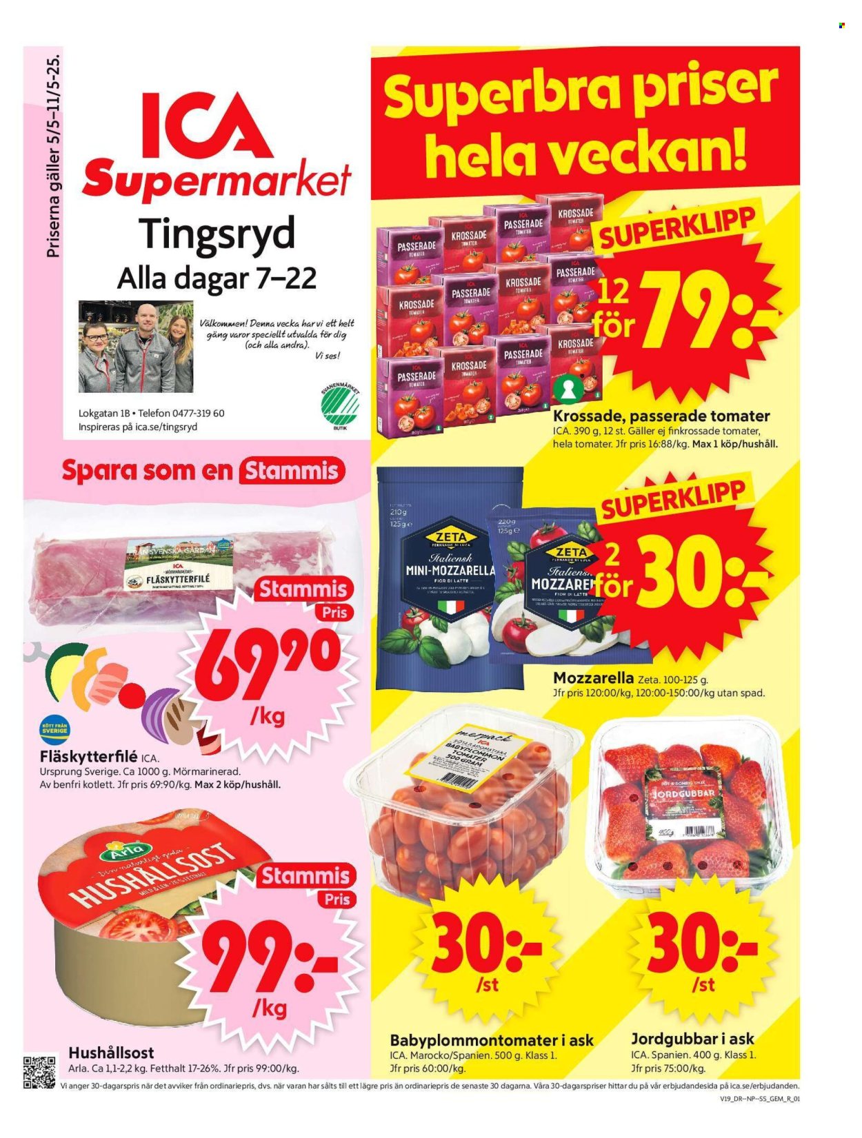 ICA reklamblad - 5/5 2025 - 11/5 2025. Sida 1