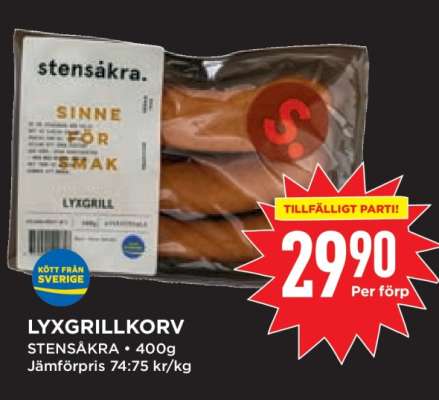 LYXGRILLKORV