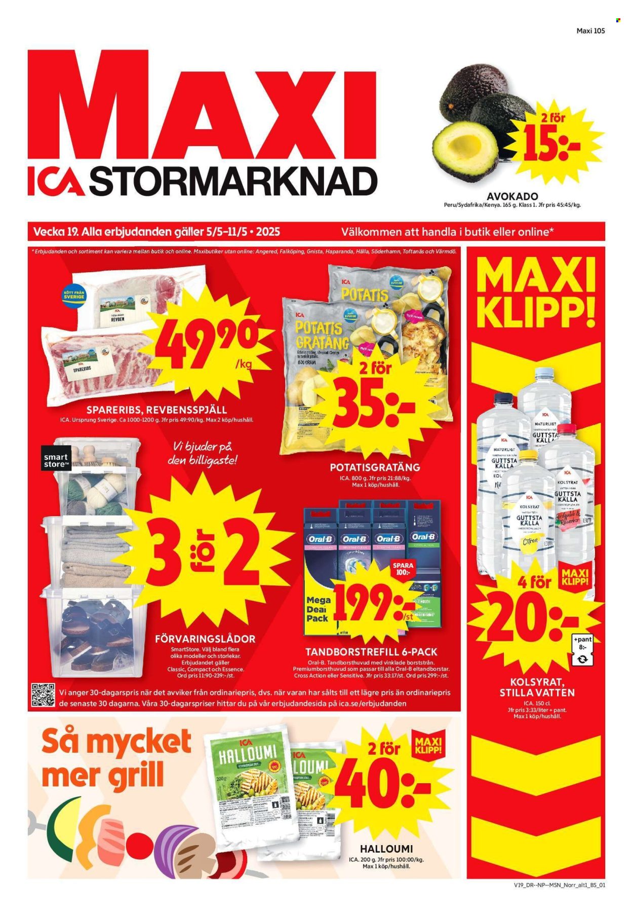 ICA reklamblad - 5/5 2025 - 11/5 2025. Sida 1