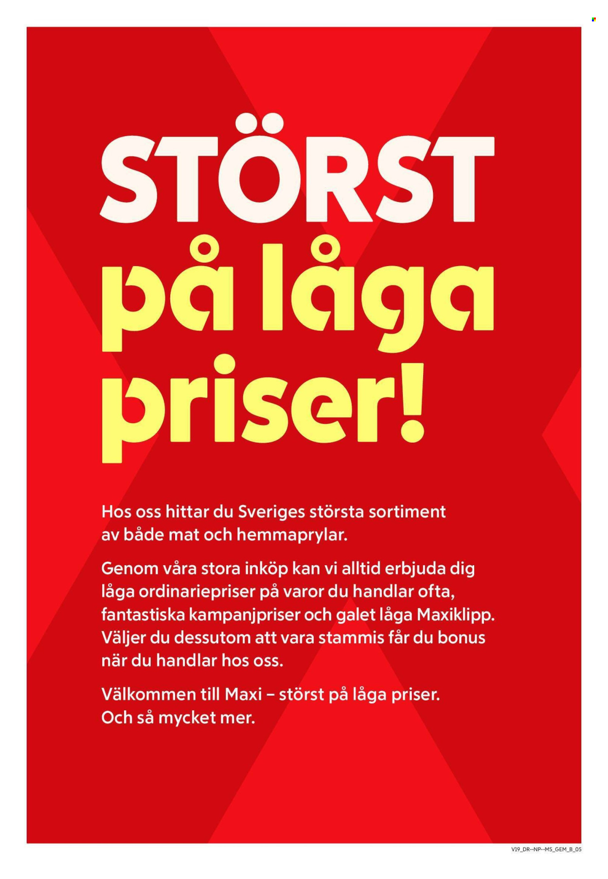 ICA reklamblad - 5/5 2025 - 11/5 2025. Sida 1